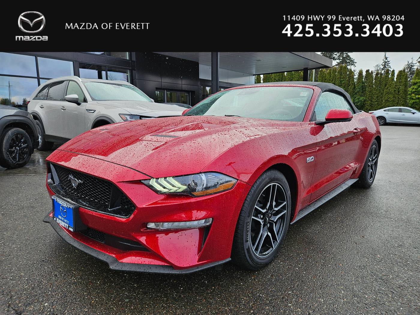 2020 Ford Mustang GT Premium — Convertible — 3,298 mi — Everett, WA