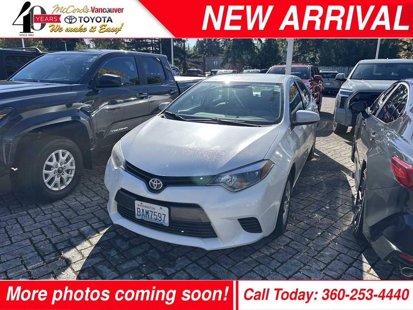 2016 Toyota Corolla LE Eco — Sedan — 61,500 mi — Vancouver, WA