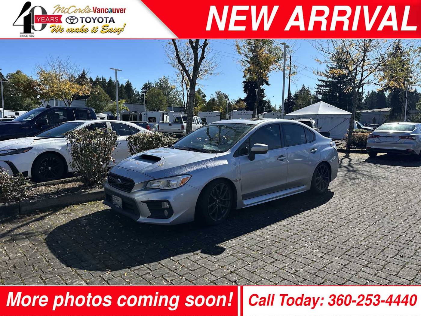 2019 Subaru WRX Premium — Sedan — 123,419 mi — Vancouver, WA