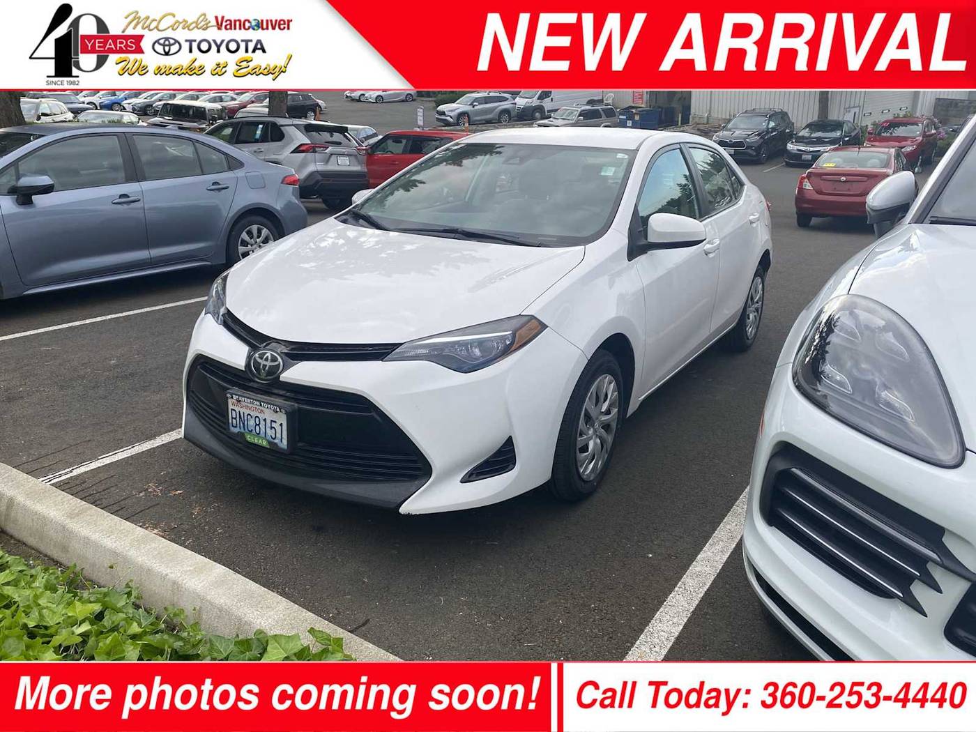 2018 Toyota Corolla LE — Sedan — 51,747 mi — Vancouver, WA