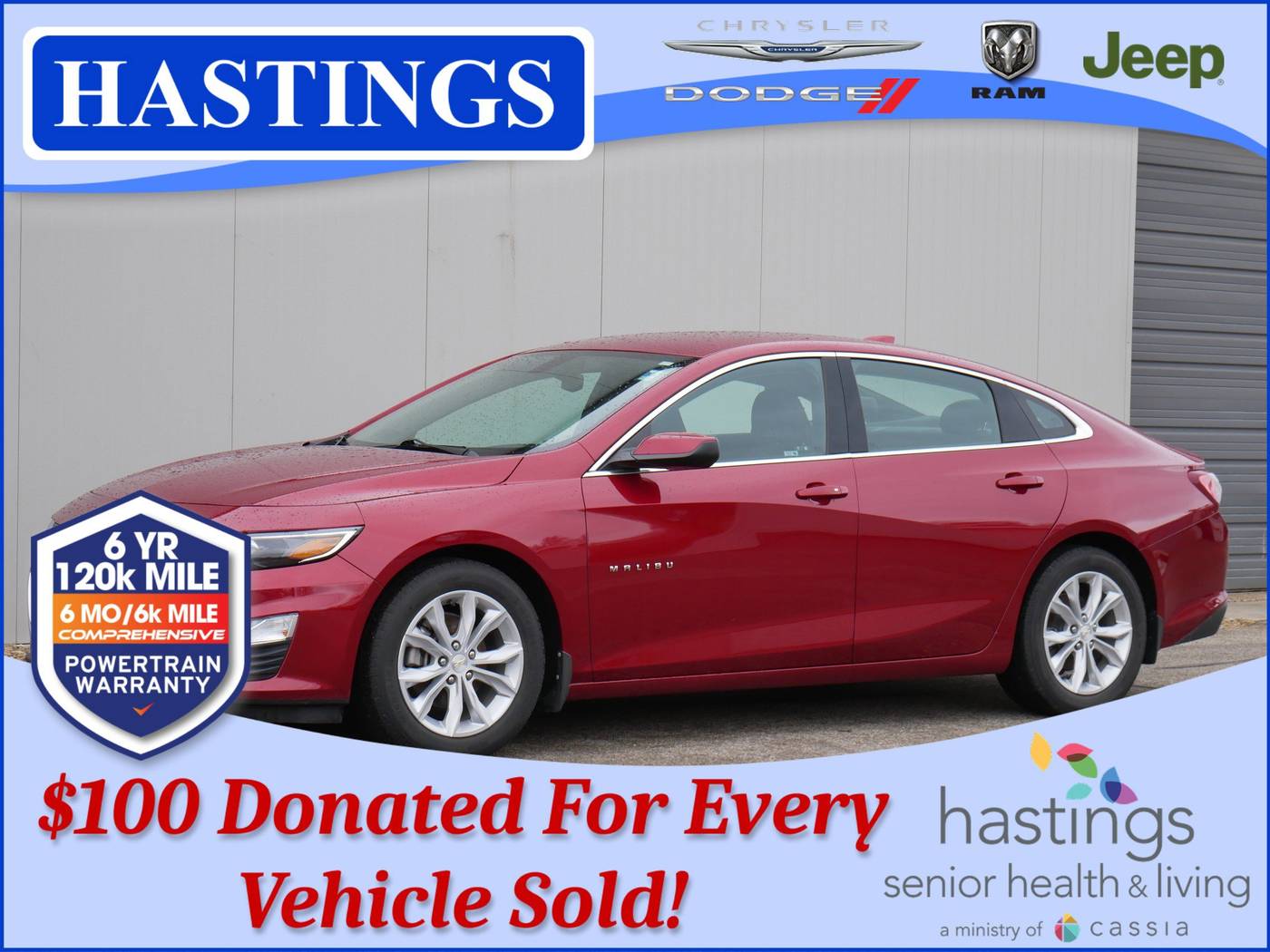 2021 Chevrolet Malibu LT — Sedan — 53,091 mi — Hastings, MN