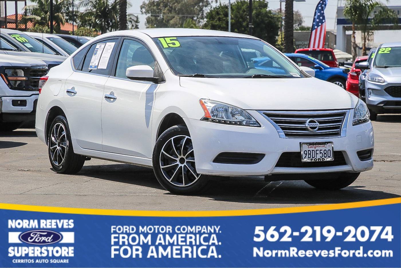 2015 Nissan Sentra SV — Sedan — 62,383 mi — Cerritos, CA