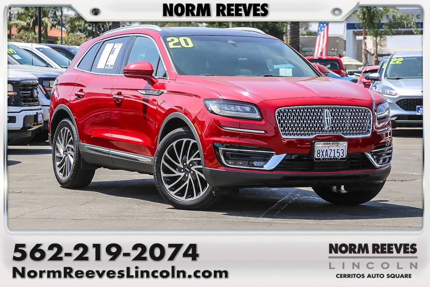 2020 Lincoln Nautilus Reserve — SUV — 27,406 mi — Cerritos, CA