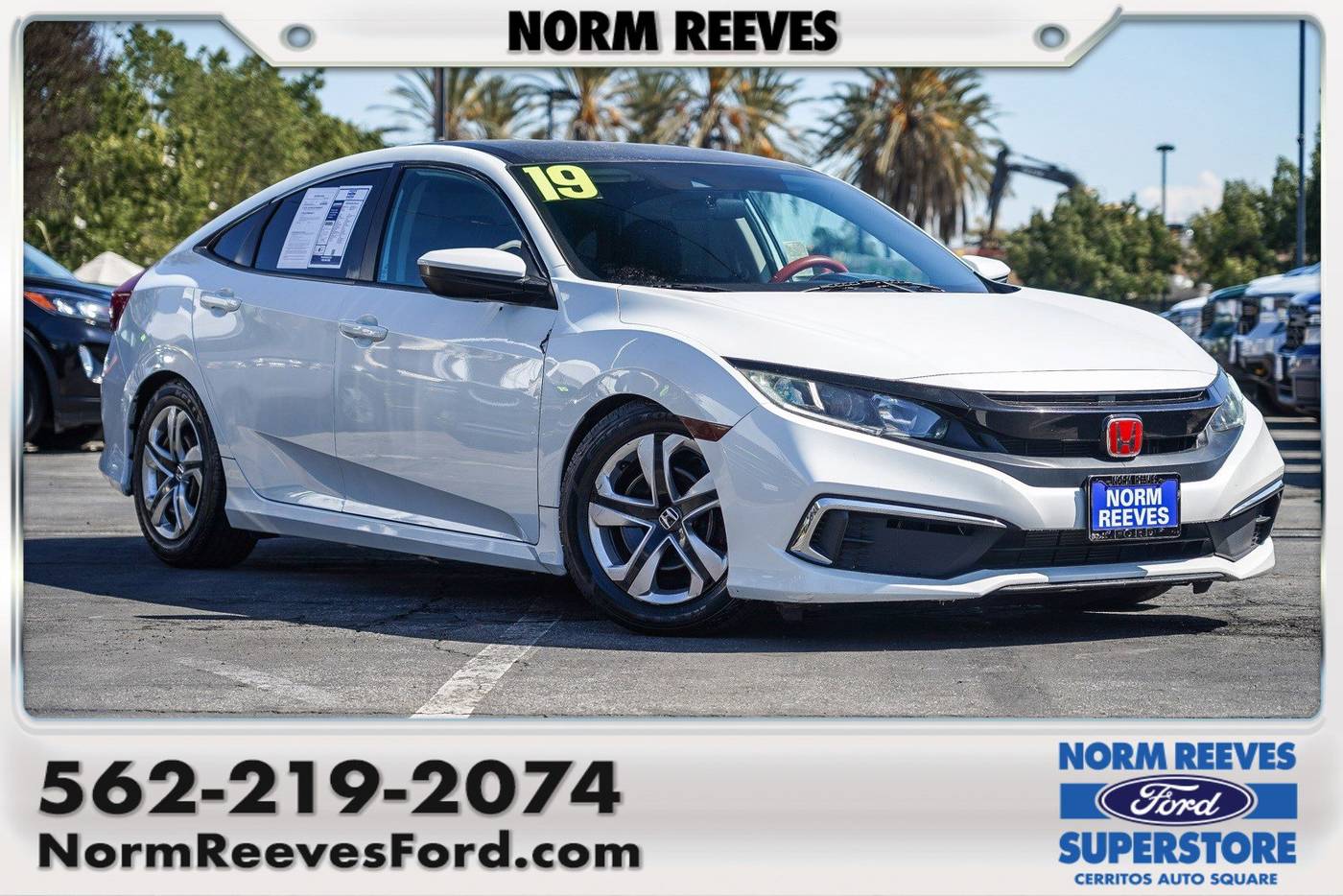 2019 Honda Civic LX — Sedan — 64,388 mi — Cerritos, CA