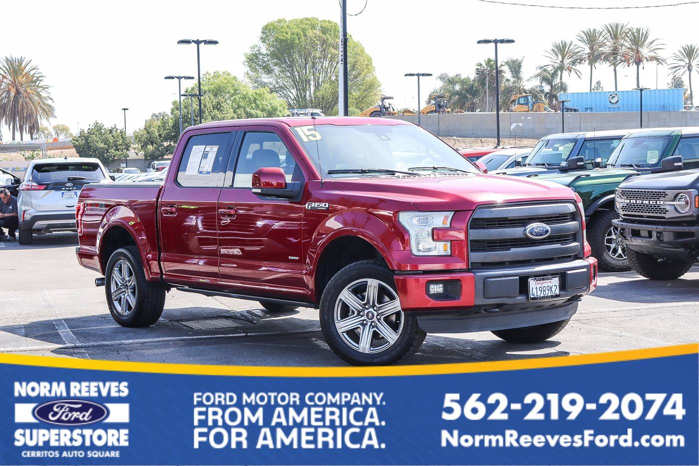 2015 Ford F-150 Lariat — Pickup Truck — 111,019 mi — Cerritos, CA