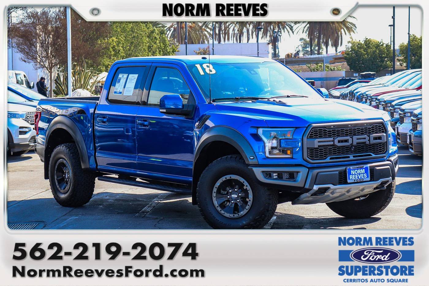 2018 Ford F-150 Raptor — Pickup Truck — 58,747 mi — Cerritos, CA