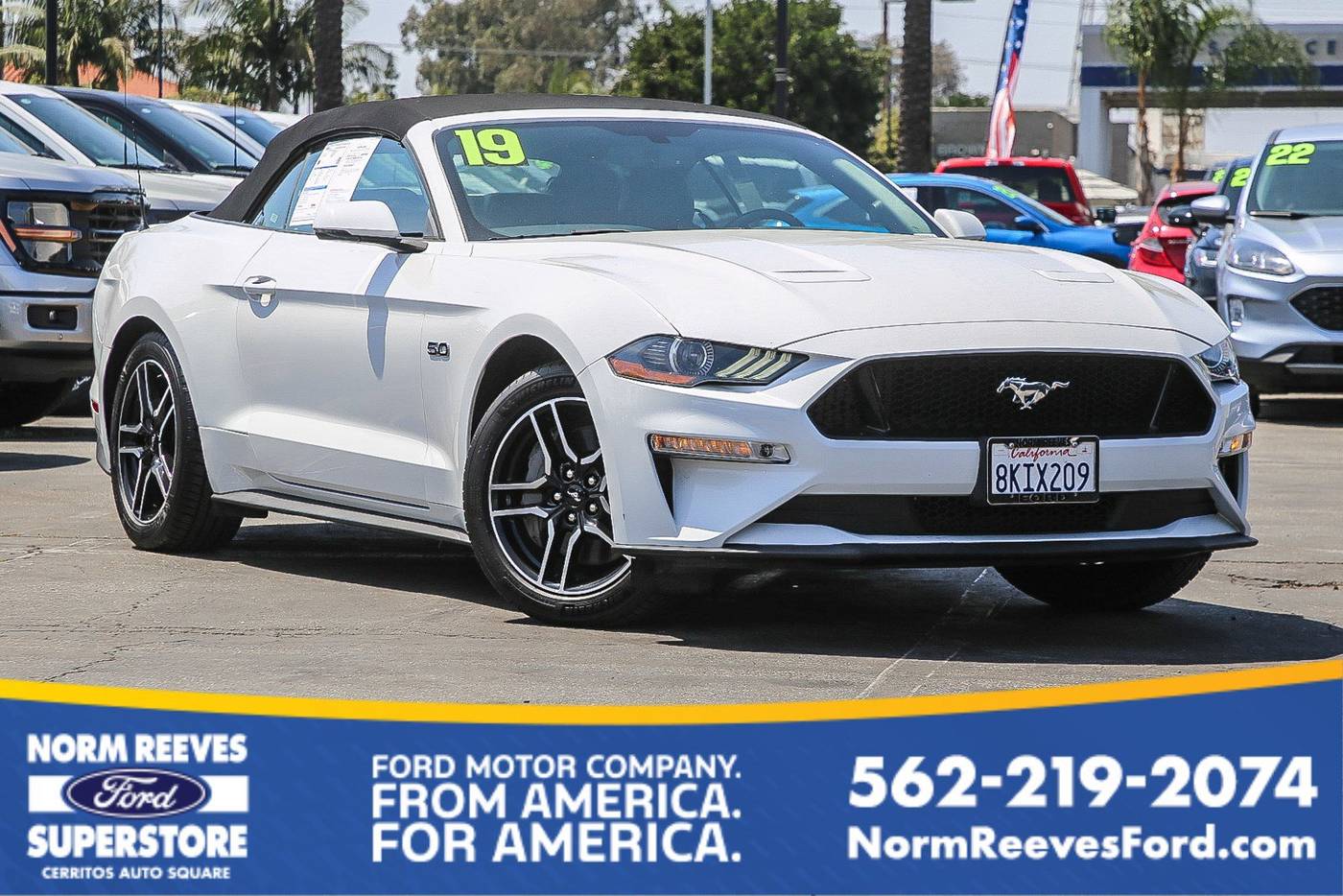 2019 Ford Mustang GT Premium — Convertible — 70,909 mi — Cerritos, CA
