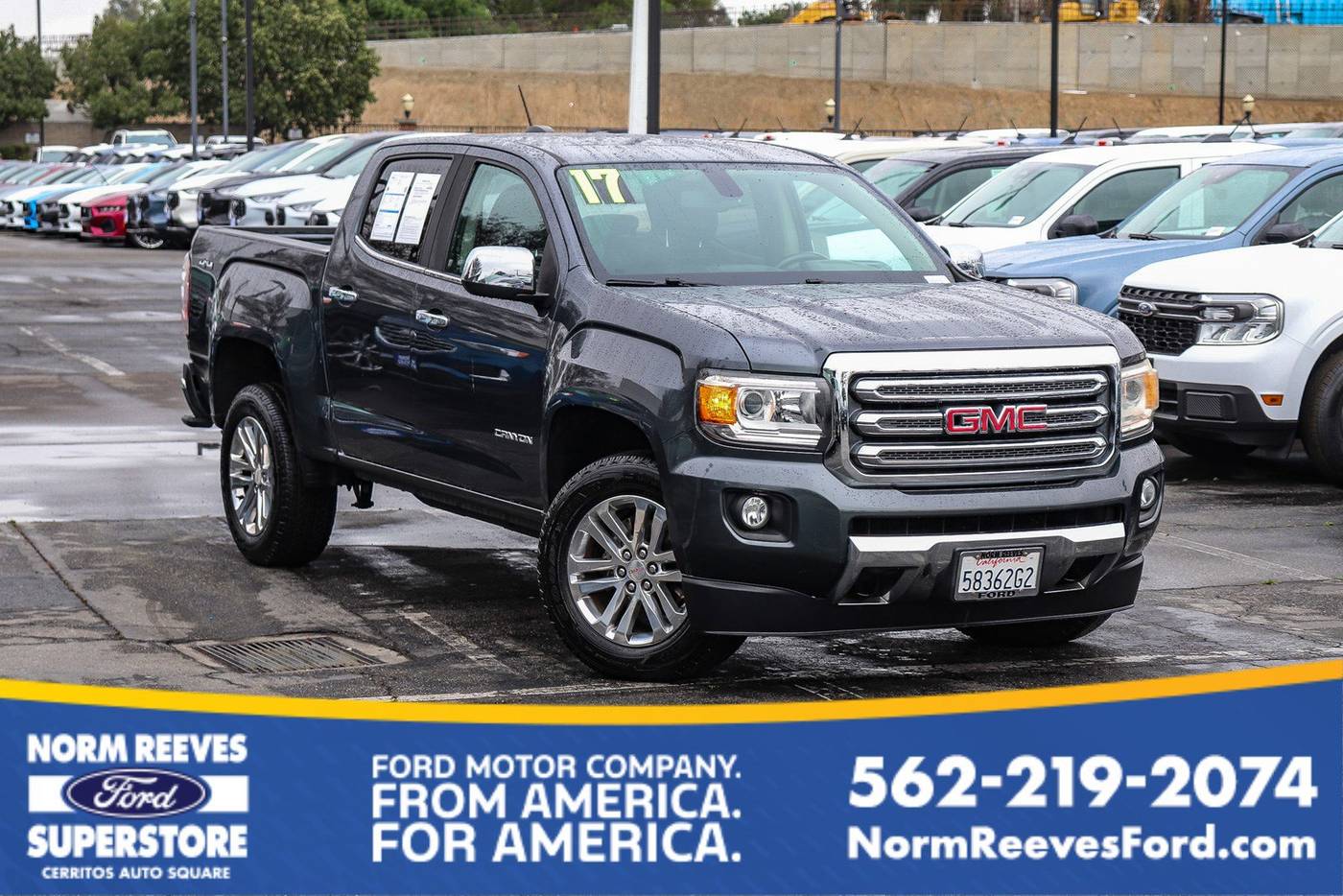 2017 GMC Canyon SLT — Pickup Truck — 77,323 mi — Cerritos, CA
