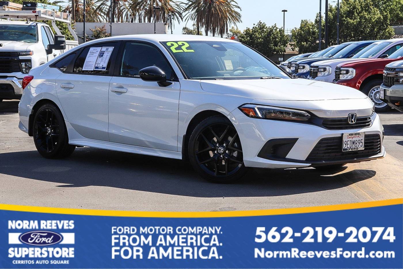 2022 Honda Civic Sport — Sedan — 20,816 mi — Cerritos, CA