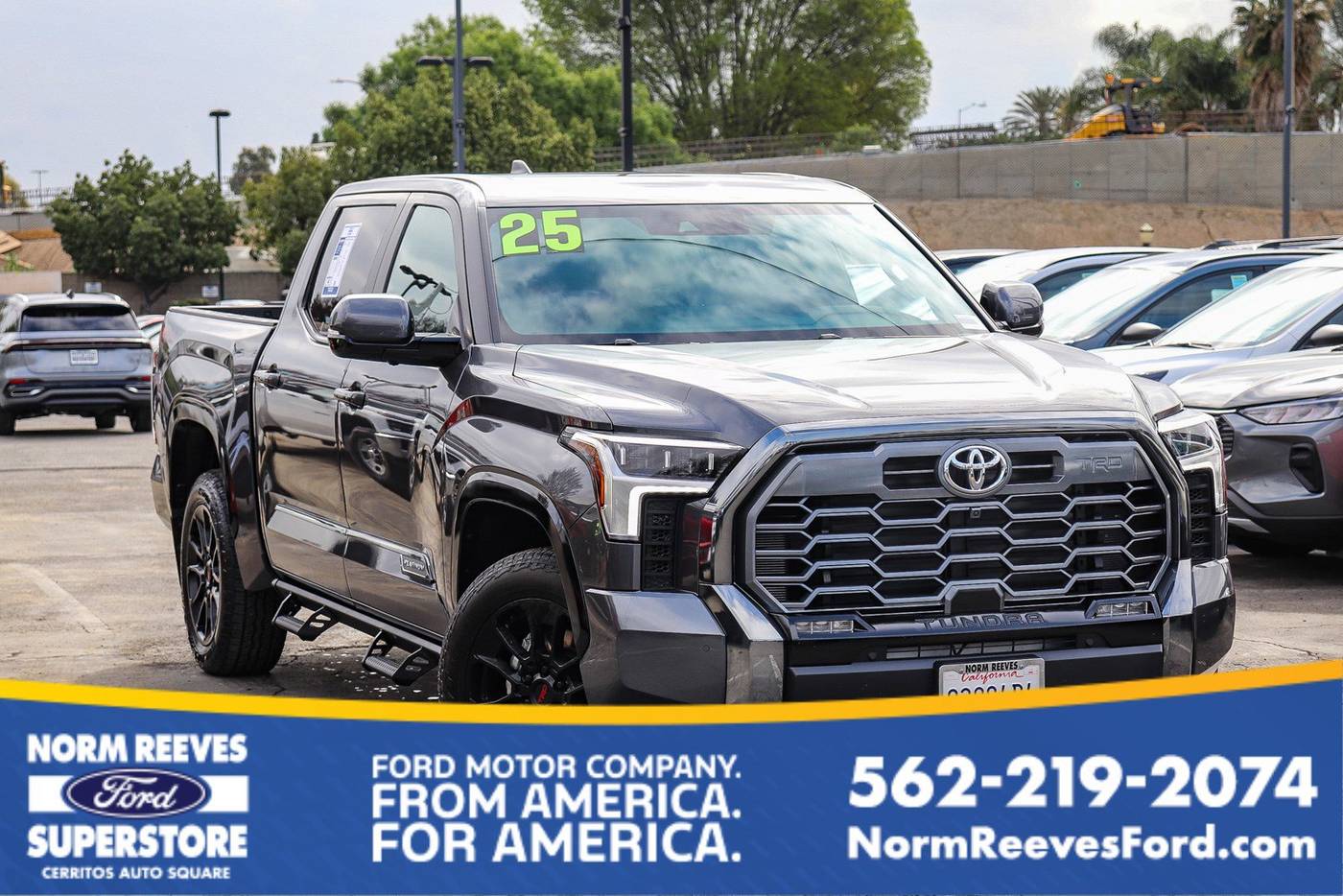 2025 Toyota Tundra Platinum — Pickup Truck — 4,284 mi — Cerritos, CA