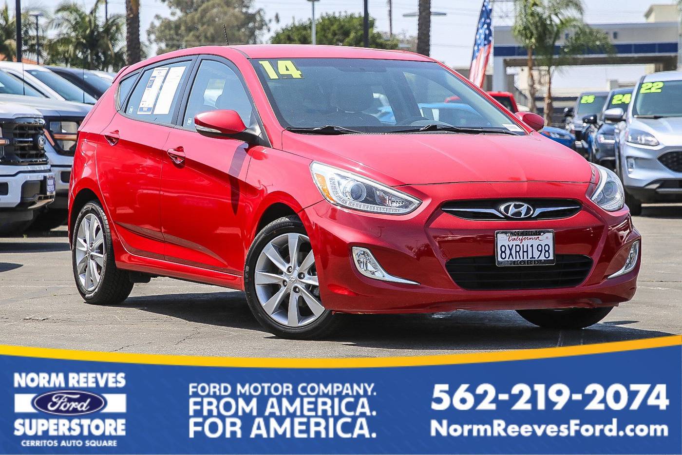 2014 Hyundai Accent SE — Hatchback — 132,172 mi — Cerritos, CA