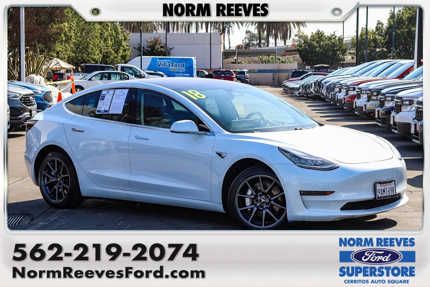2018 Tesla Model 3 Long Range — Sedan — 55,236 mi — Cerritos, CA