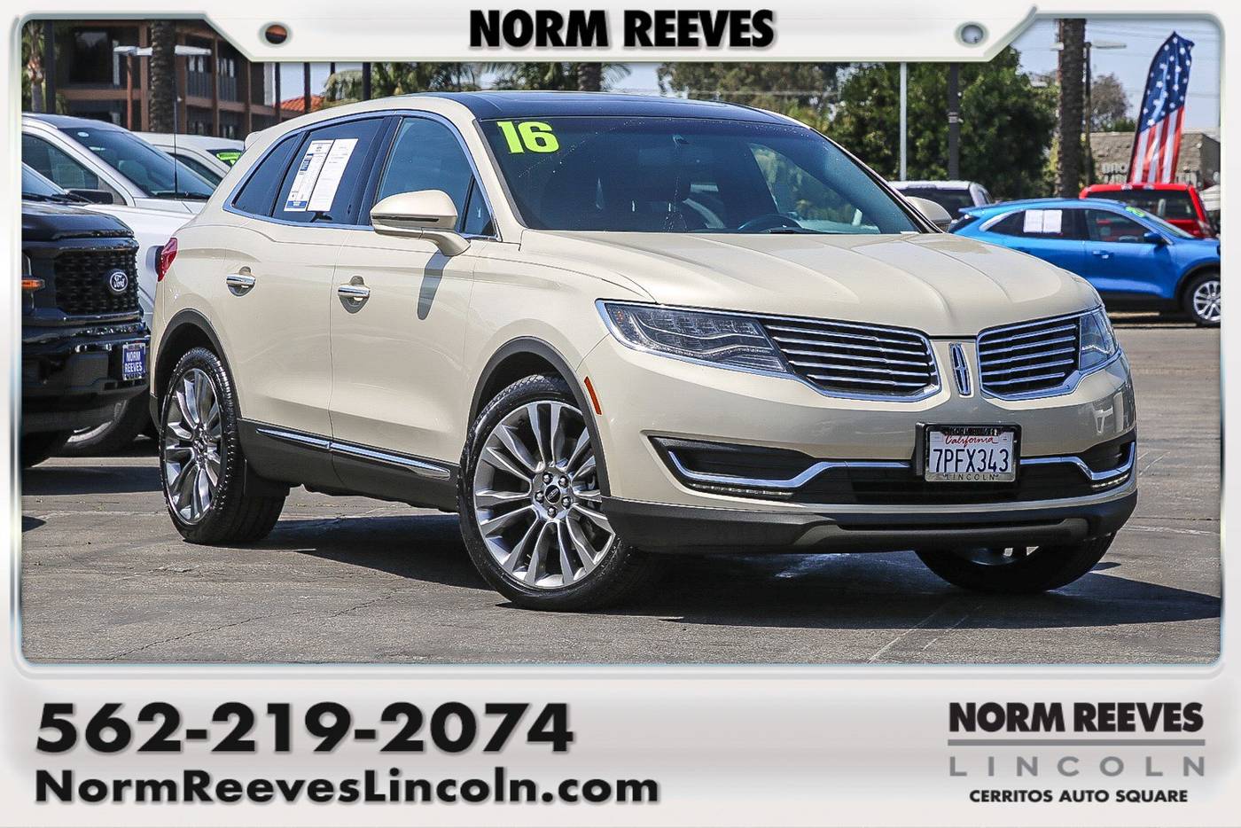 2016 Lincoln MKX Reserve — SUV — 72,152 mi — Cerritos, CA