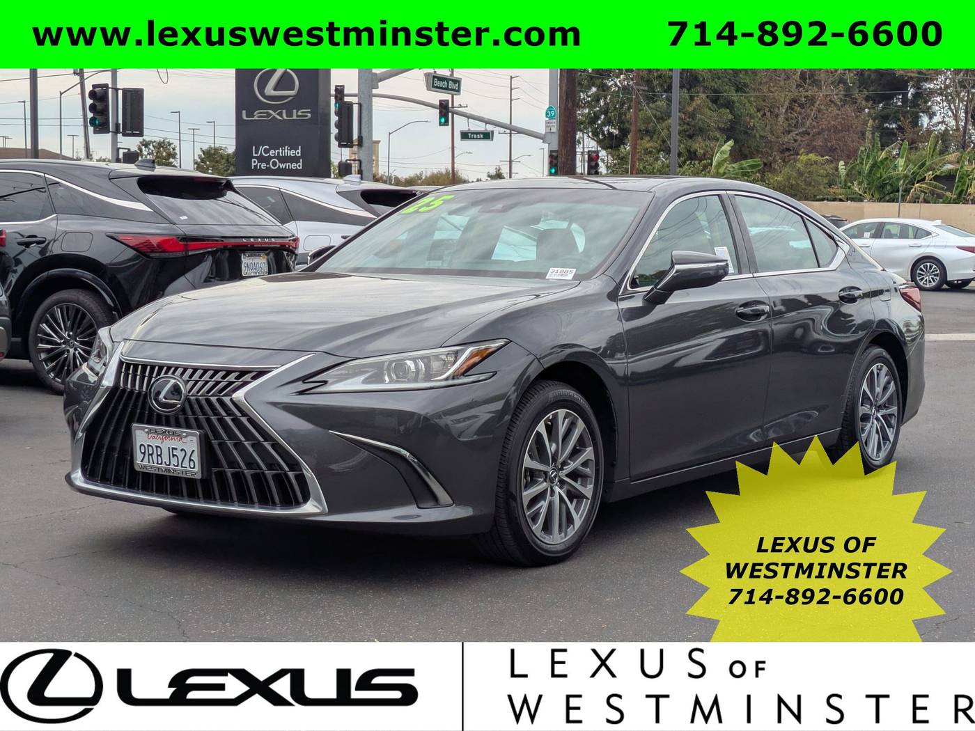 2025 Lexus ES ES 350 — Sedan — 2,579 mi — Westminster, CA