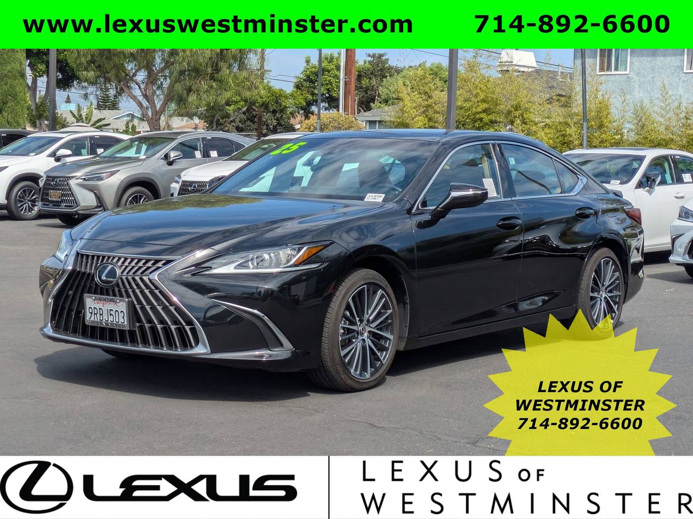 2025 Lexus ES ES 300h — Sedan — 6,802 mi — Westminster, CA
