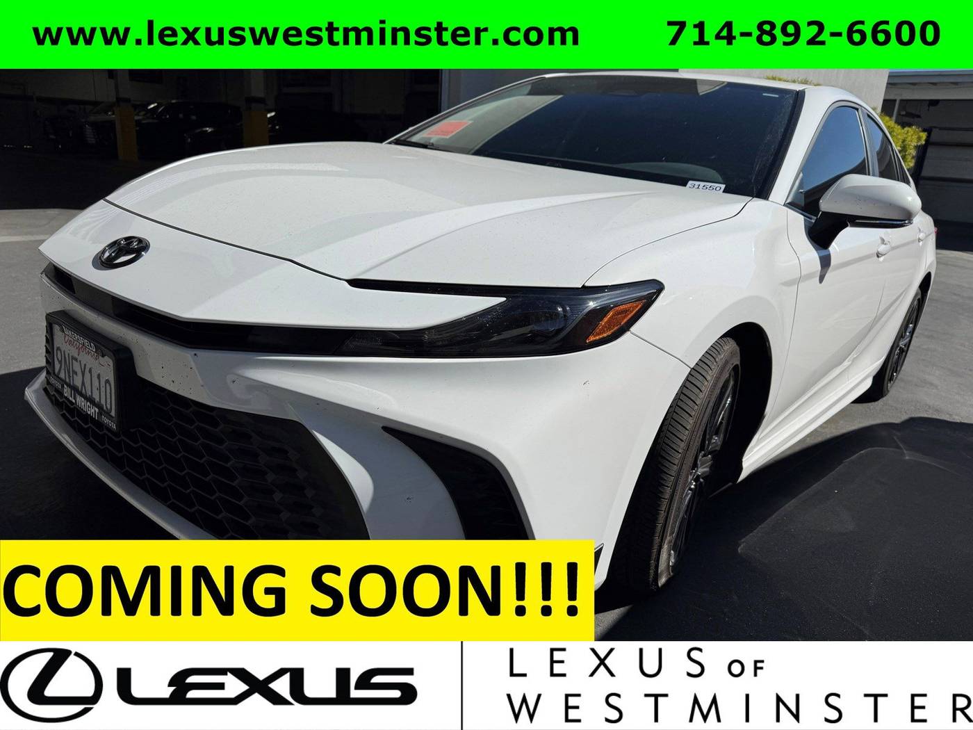 2025 Toyota Camry LE — Sedan — 16,665 mi — Westminster, CA