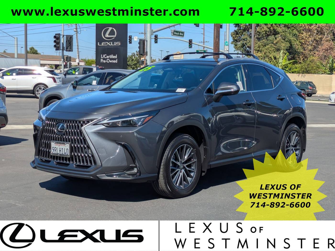 2025 Lexus NX NX 350 Premium — SUV — 5,784 mi — Westminster, CA
