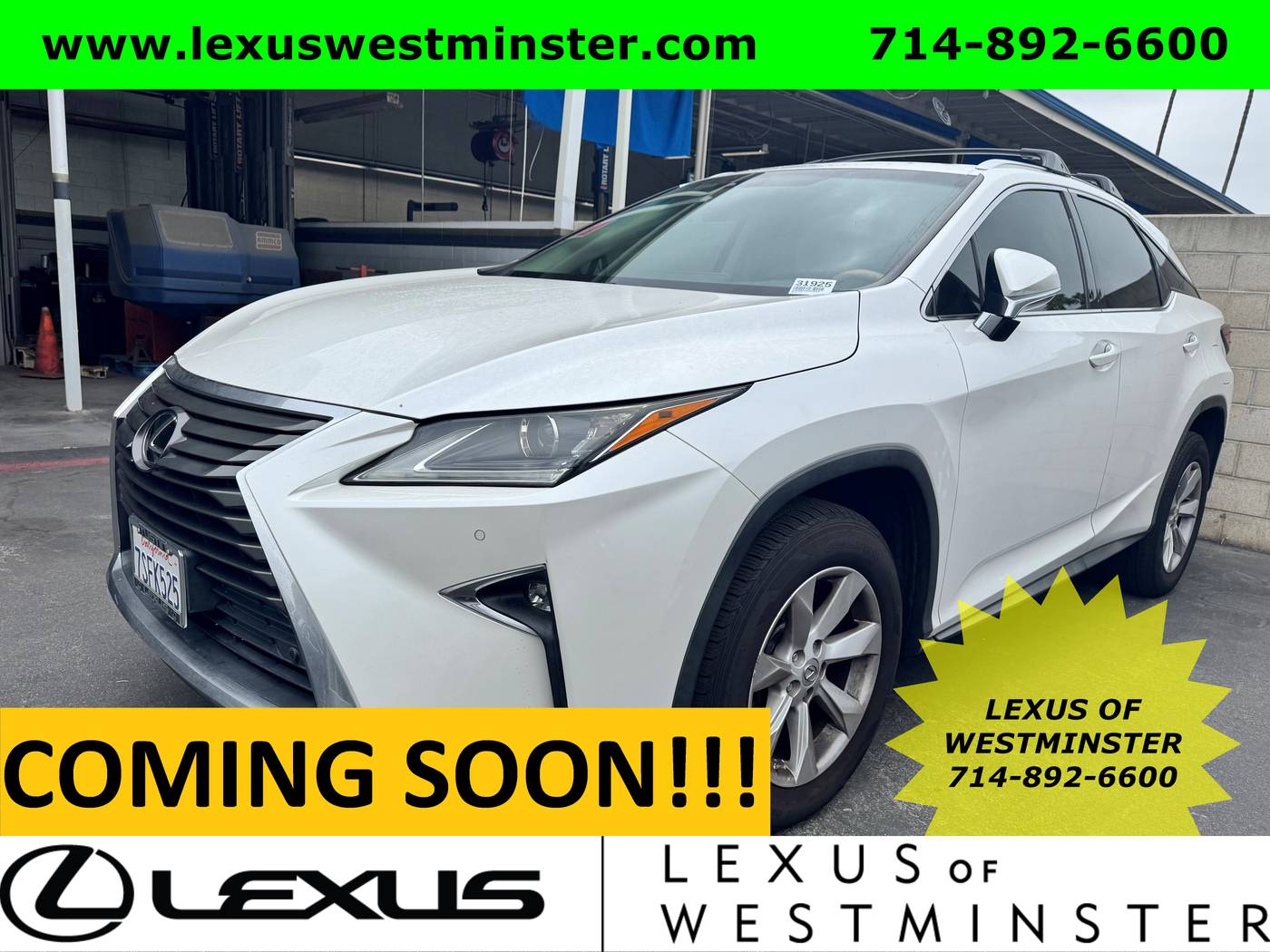 2016 Lexus RX RX 350 — SUV — 113,007 mi — Westminster, CA