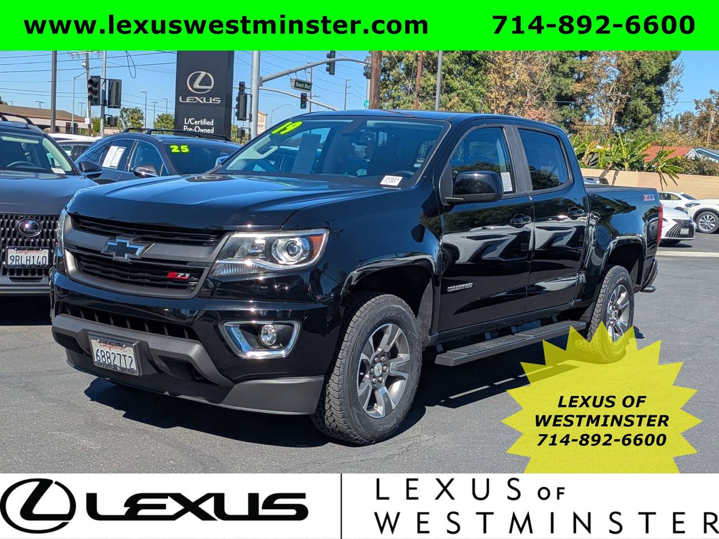 2019 Chevrolet Colorado Z71 — Pickup Truck — 104,760 mi — Westminster, CA