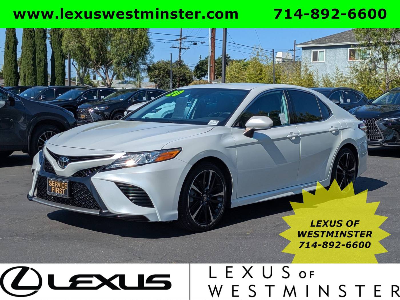 2020 Toyota Camry XSE — Sedan — 34,756 mi — Westminster, CA