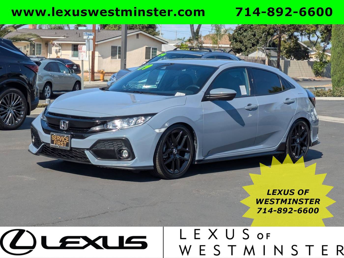 2019 Honda Civic Sport — Hatchback — 73,556 mi — Westminster, CA