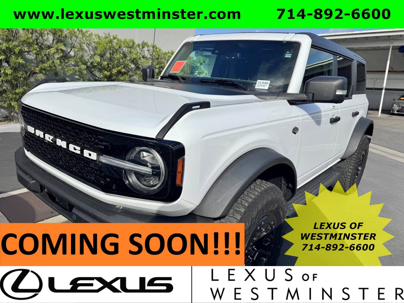 2022 Ford Bronco Wildtrak — SUV — 38,161 mi — Westminster, CA