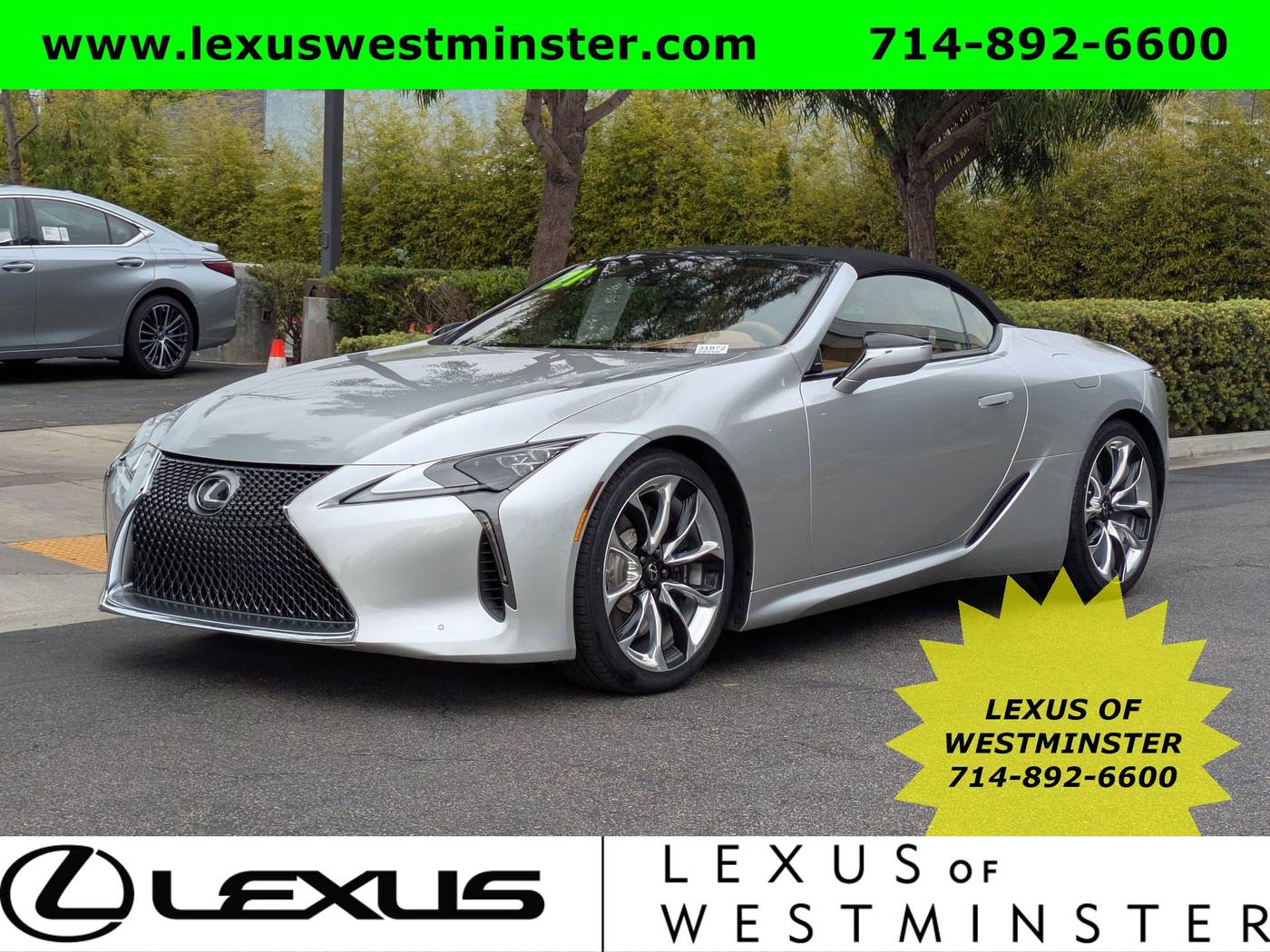 2021 Lexus LC LC 500 — Convertible — 6,635 mi — Westminster, CA