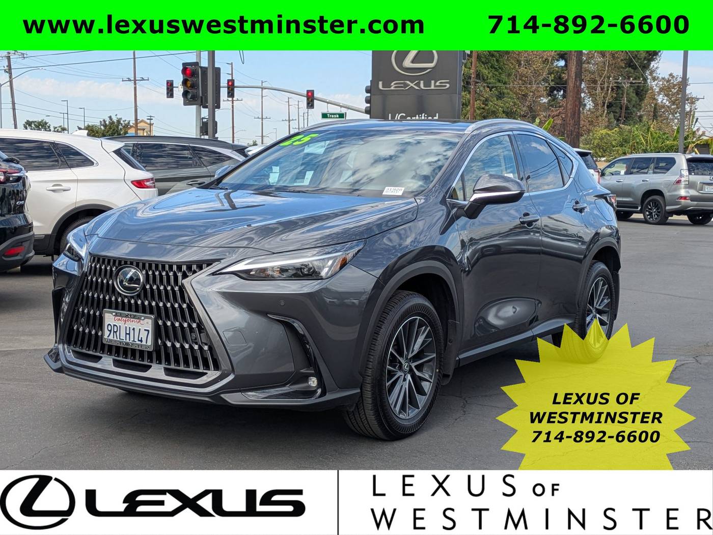 2025 Lexus NX NX 350h Premium — SUV — 9,169 mi — Westminster, CA