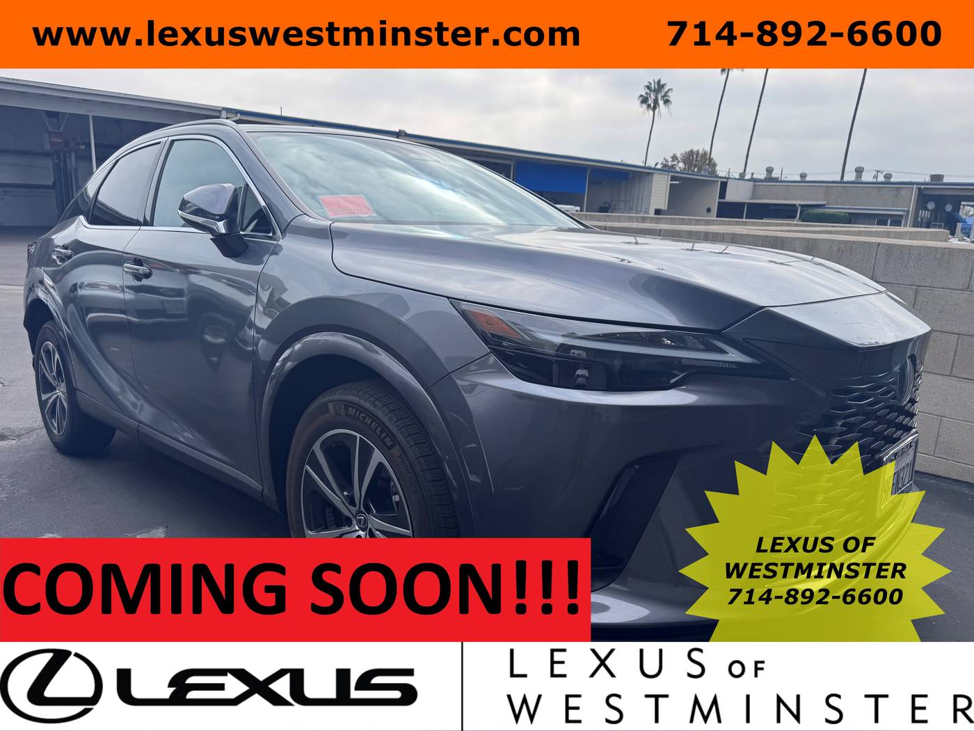 2023 Lexus RX RX 350 — SUV — 9,344 mi — Westminster, CA