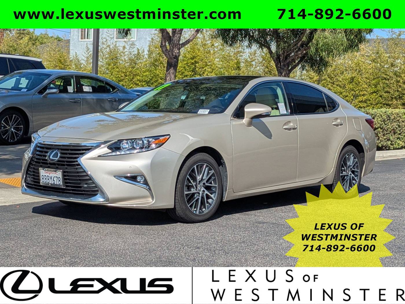2017 Lexus ES ES 350 — Sedan — 25,753 mi — Westminster, CA