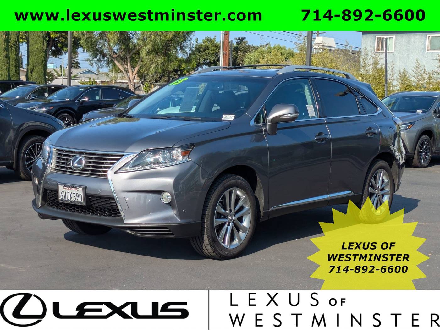 2013 Lexus RX RX 350 — SUV — 116,008 mi — Westminster, CA