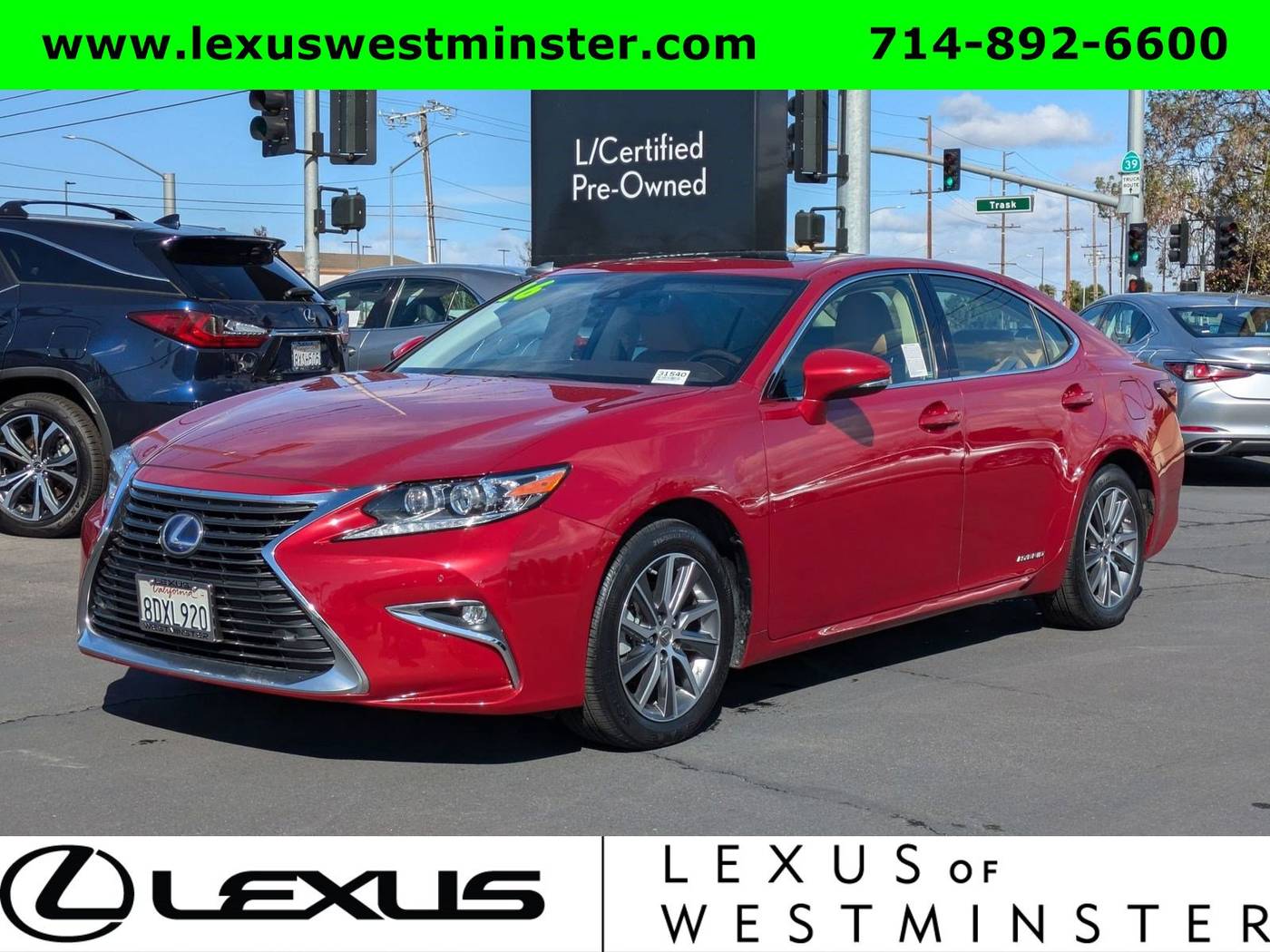2016 Lexus ES ES 300h — Sedan — 69,439 mi — Westminster, CA