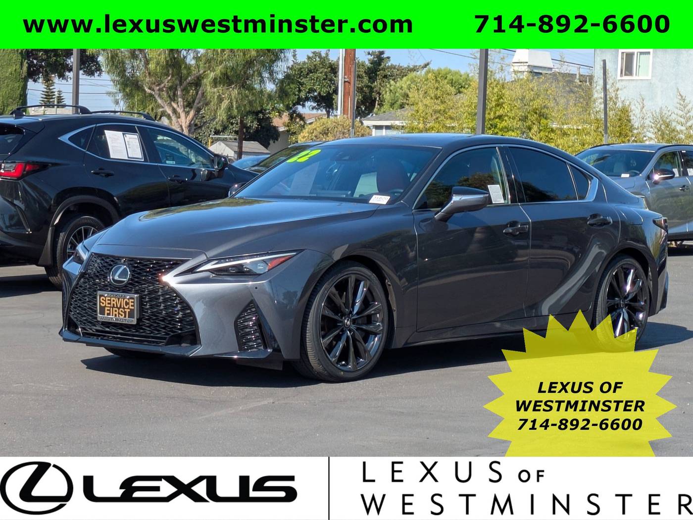 2022 Lexus IS IS 350 F SPORT — Sedan — 28,097 mi — Westminster, CA