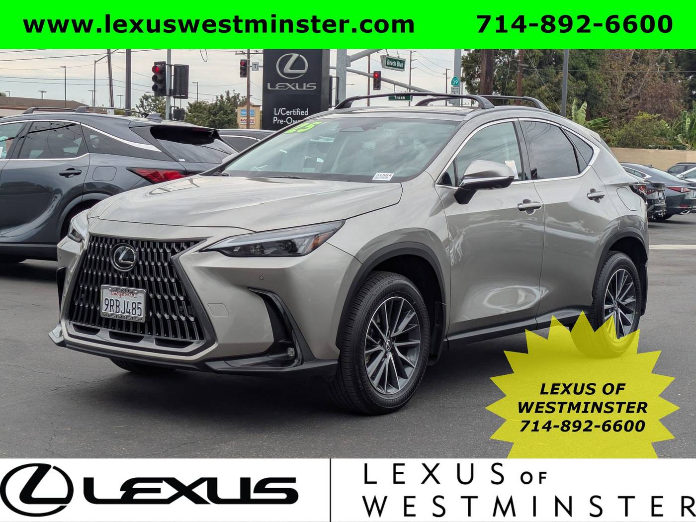 2025 Lexus NX NX 350h Premium — SUV — 9,092 mi — Westminster, CA