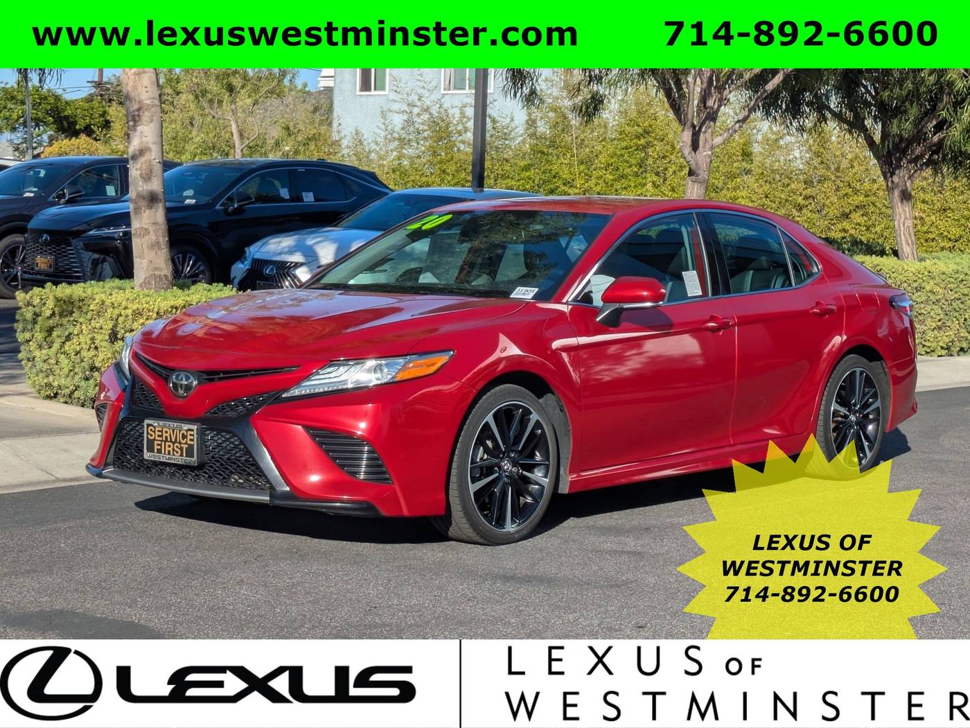 2020 Toyota Camry XSE — Sedan — 60,186 mi — Westminster, CA