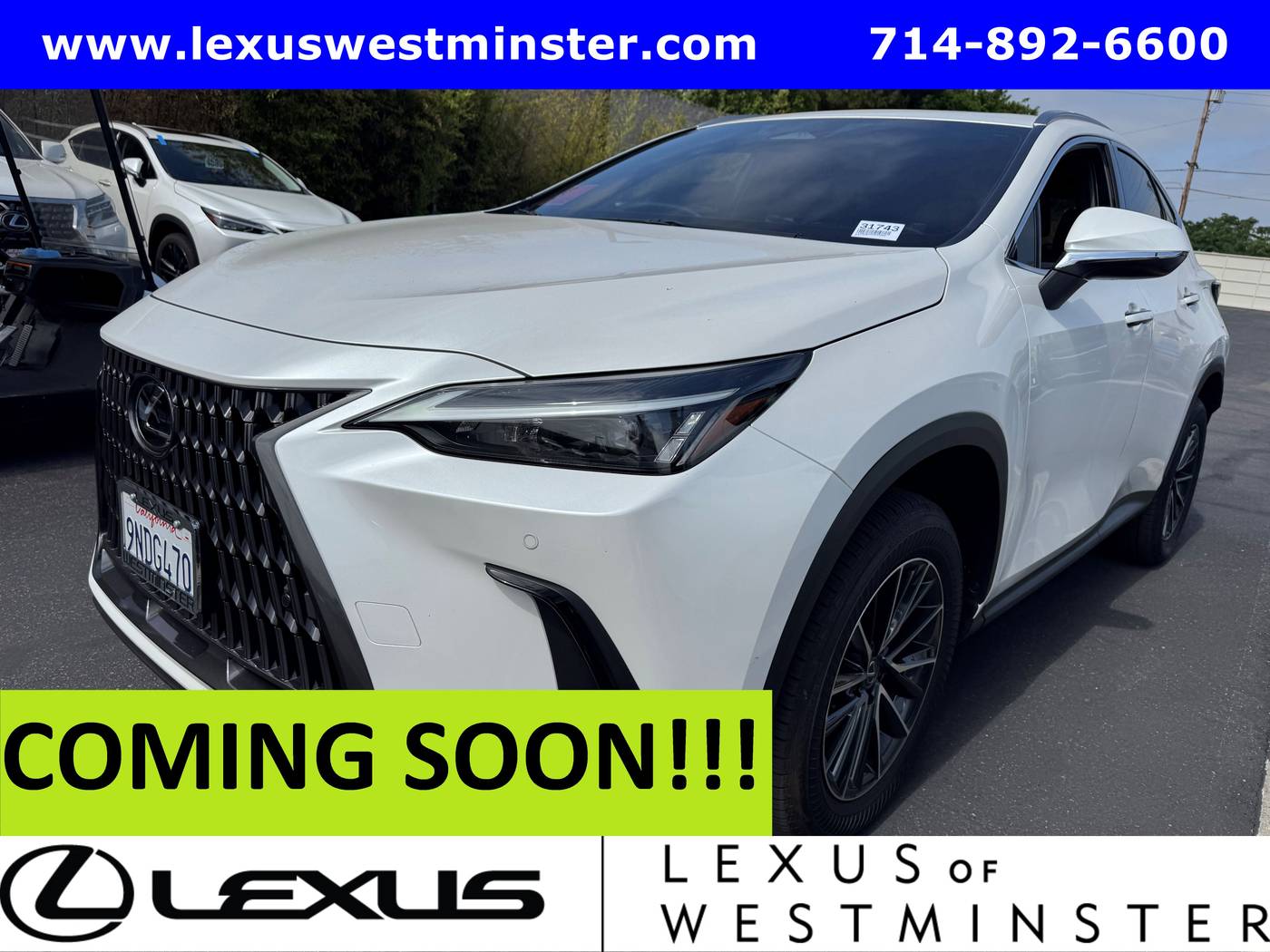 2025 Lexus NX NX 350h Premium — SUV — 8,358 mi — Westminster, CA