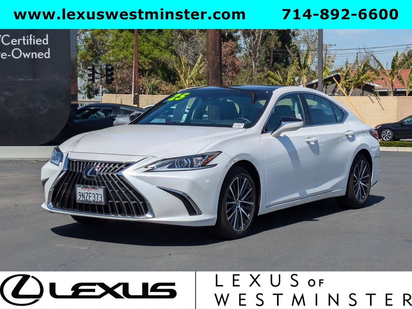 2025 Lexus ES ES 350 — Sedan — 6,157 mi — Westminster, CA