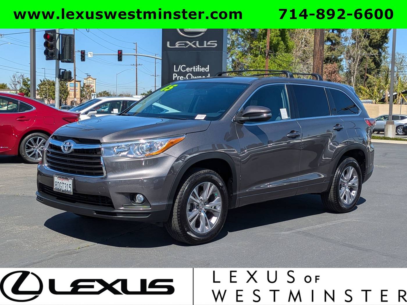 2015 Toyota Highlander LE Plus — SUV — 60,452 mi — Westminster, CA
