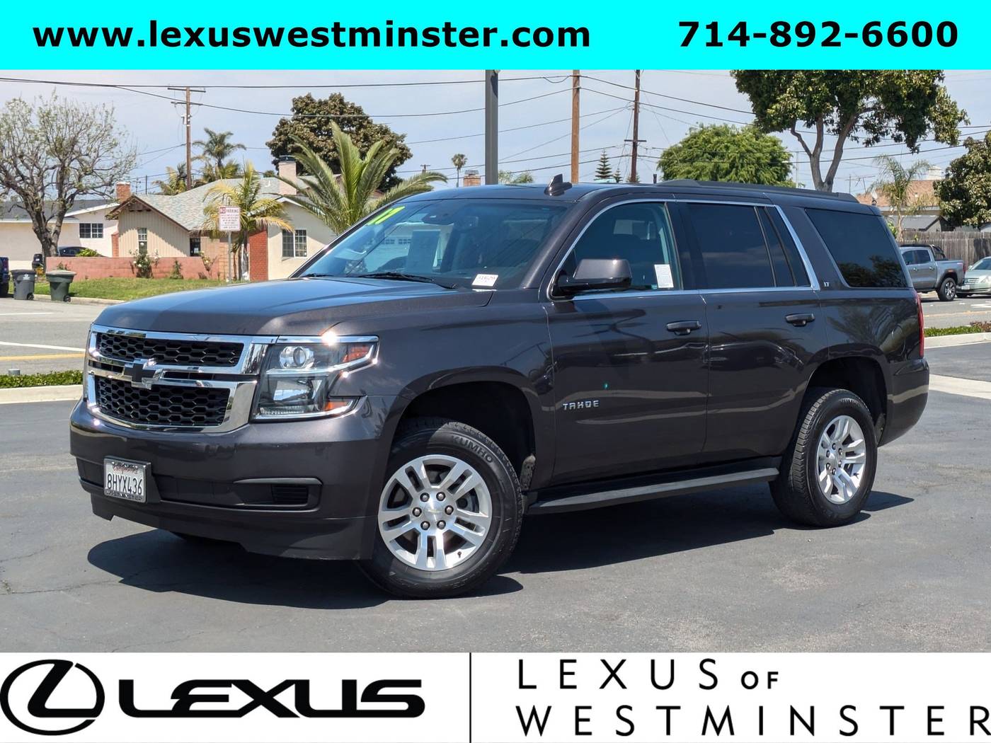 2017 Chevrolet Tahoe LT — SUV — 93,060 mi — Westminster, CA