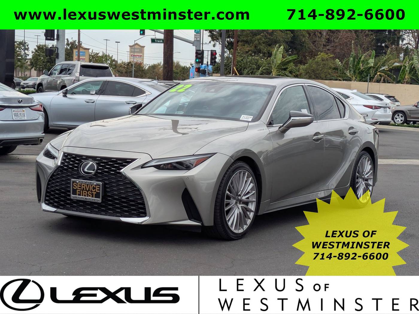 2022 Lexus IS IS 300 — Sedan — 55,337 mi — Westminster, CA