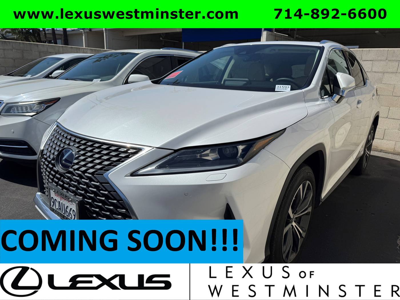 2022 Lexus RX RX 450h — SUV — 30,962 mi — Westminster, CA