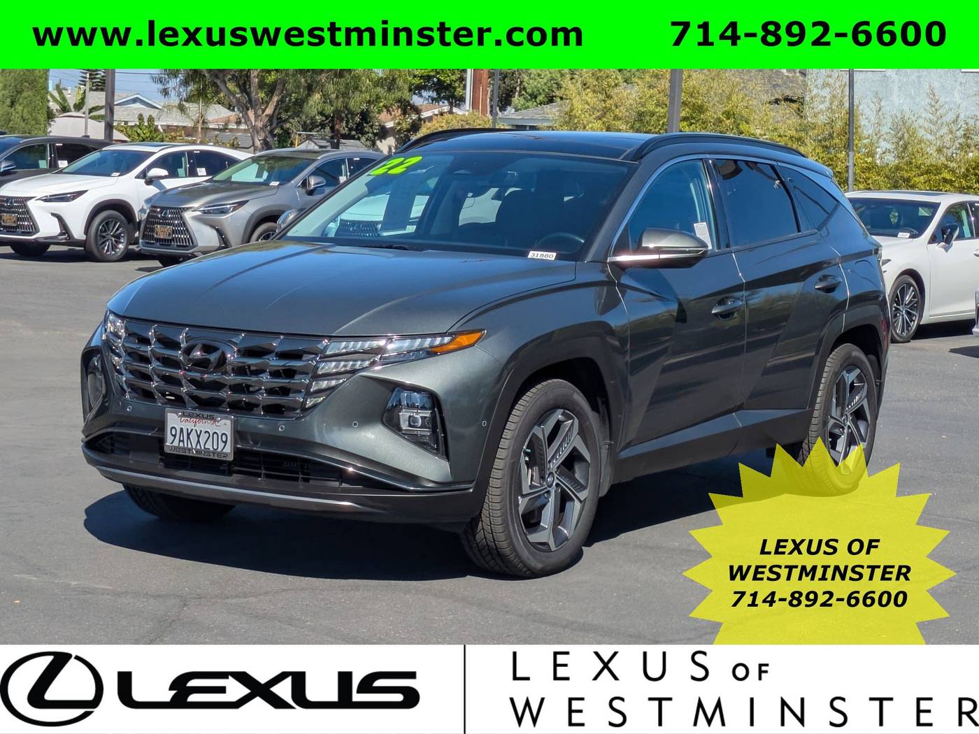 2022 Hyundai Tucson Hybrid Limited — SUV — 32,555 mi — Westminster, CA