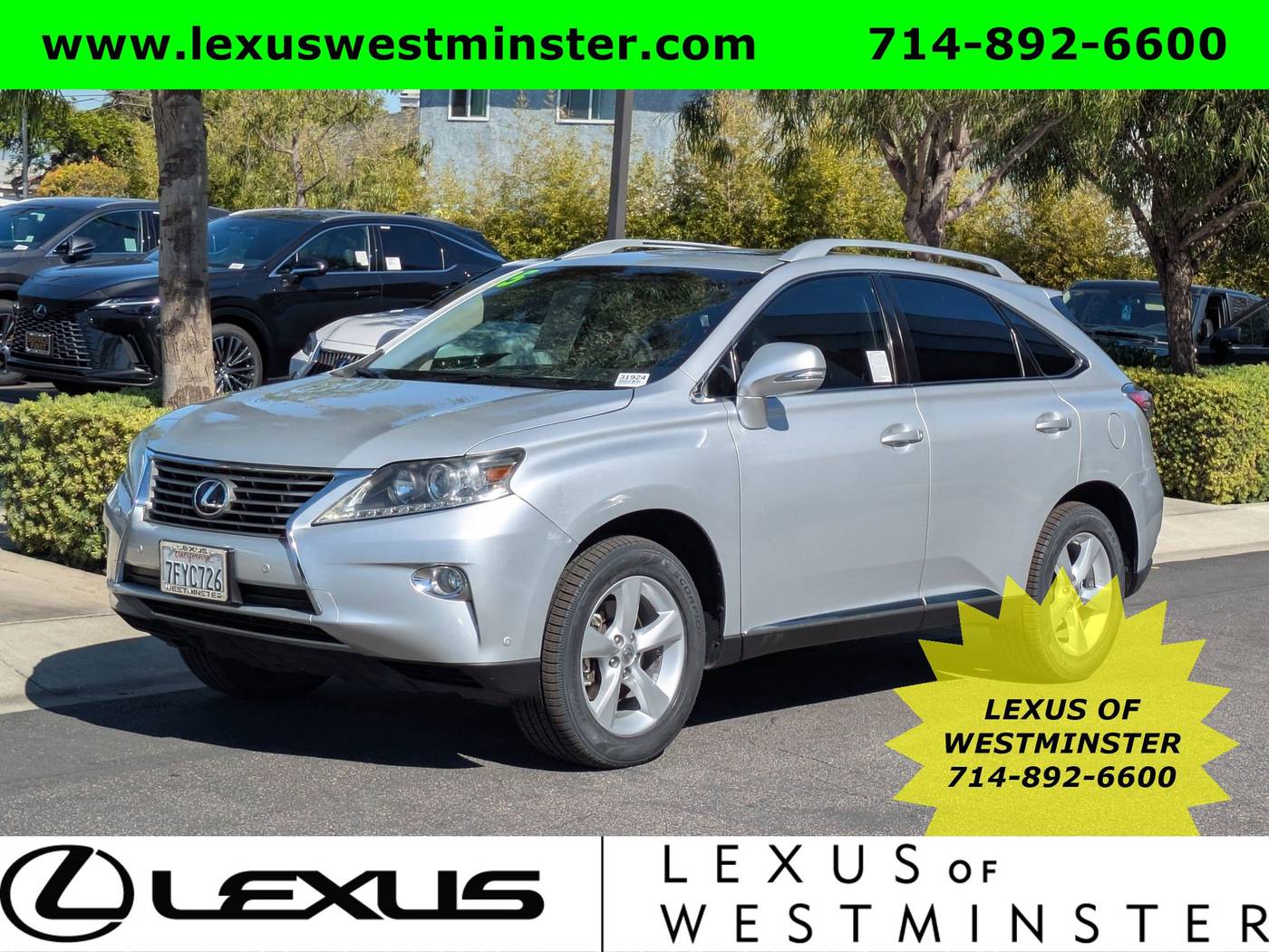 2015 Lexus RX RX 350 — SUV — 125,258 mi — Westminster, CA