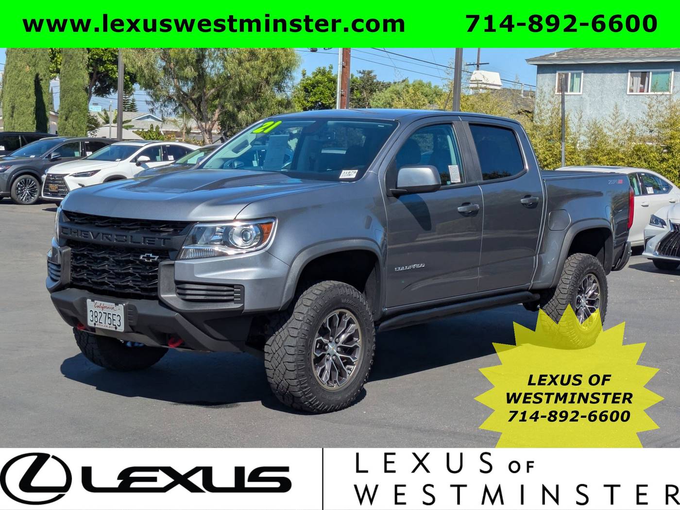2021 Chevrolet Colorado ZR2 — Pickup Truck — 38,148 mi — Westminster, CA