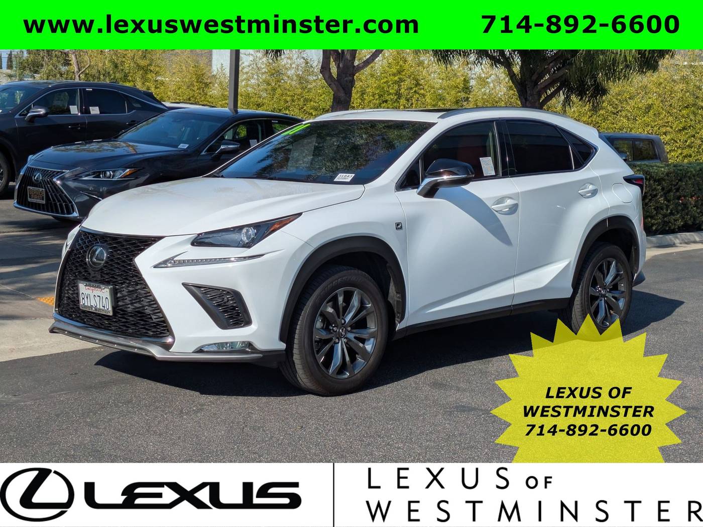 2021 Lexus NX NX 300 F SPORT — SUV — 25,126 mi — Westminster, CA