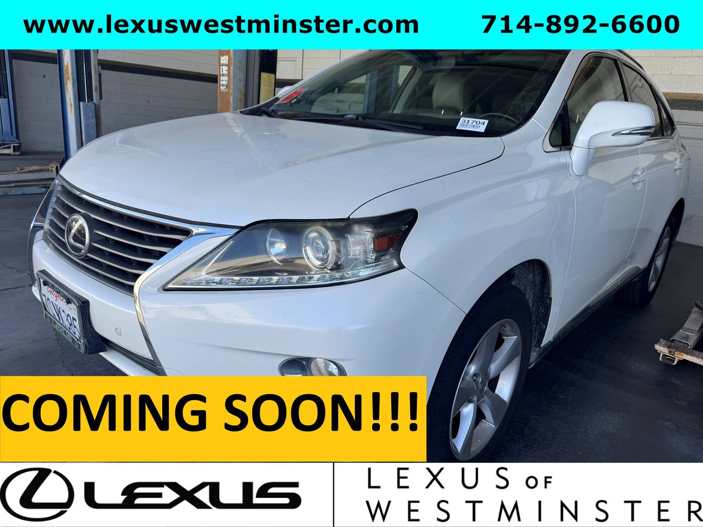 2014 Lexus RX RX 350 — SUV — 118,112 mi — Westminster, CA
