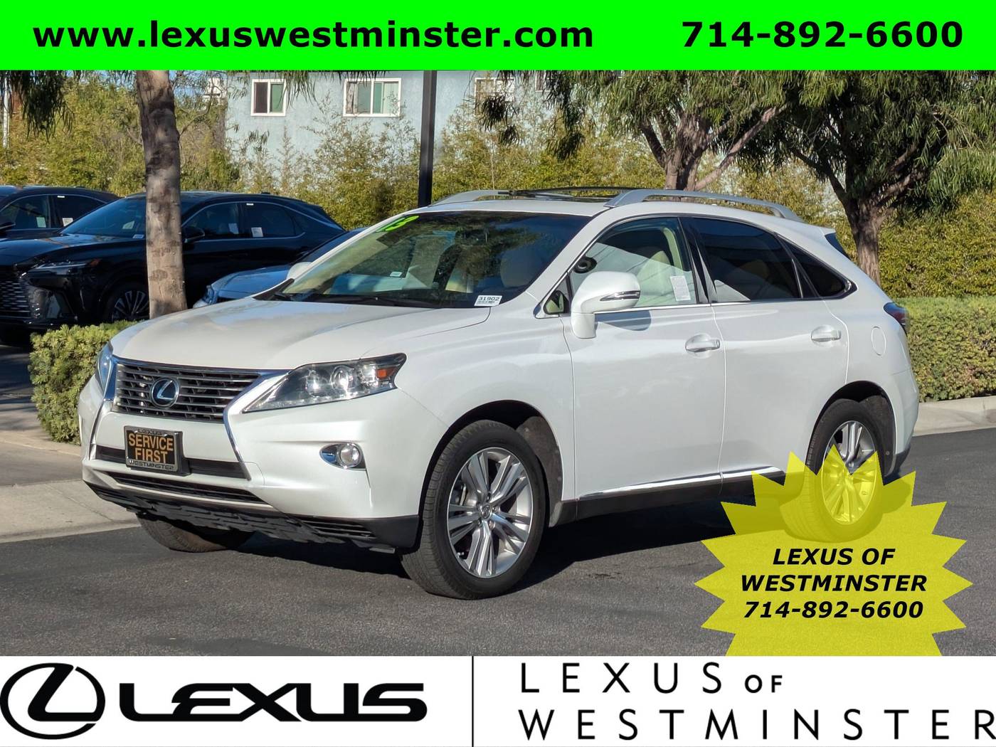 2013 Lexus RX RX 350 — SUV — 73,972 mi — Westminster, CA
