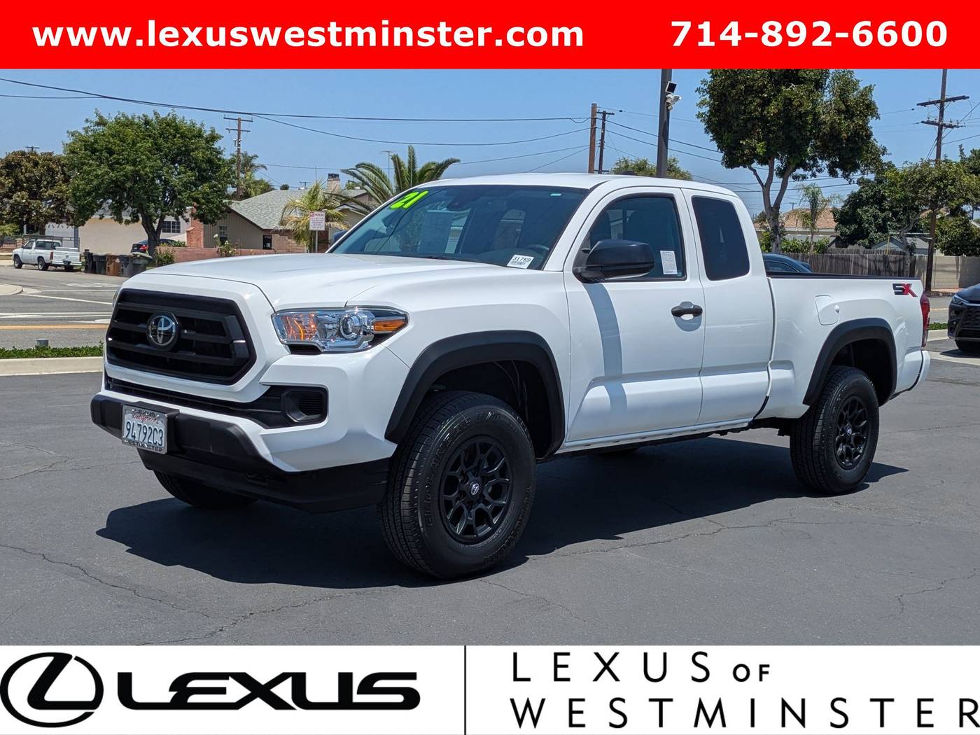 2021 Toyota Tacoma SR — Pickup Truck — 32,702 mi — Westminster, CA
