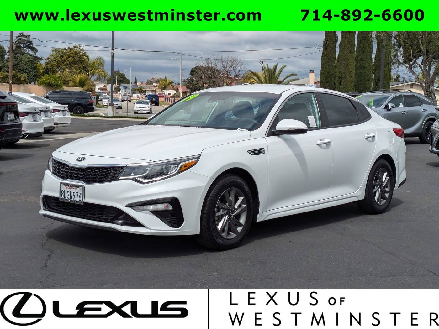2019 Kia Optima LX — Sedan — 40,160 mi — Westminster, CA