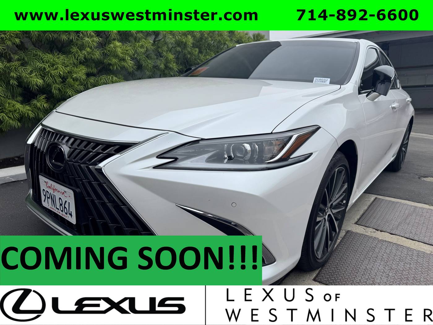2025 Lexus ES ES 350 — Sedan — 3,815 mi — Westminster, CA